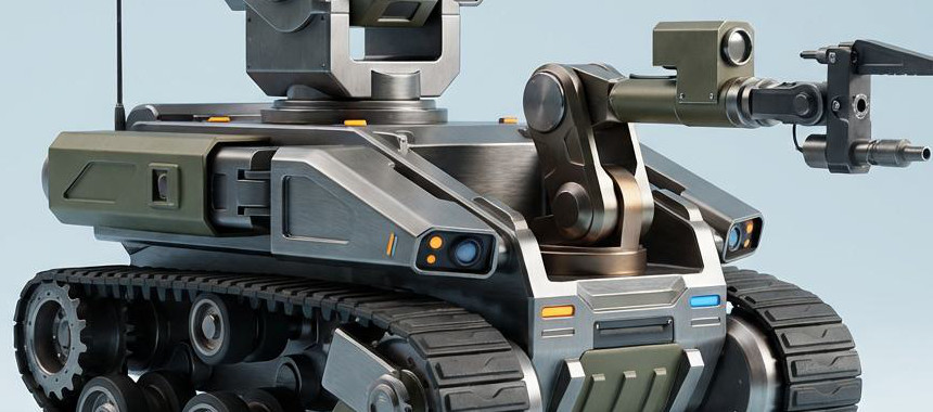 Military Robot Report Cover TrendFeedr